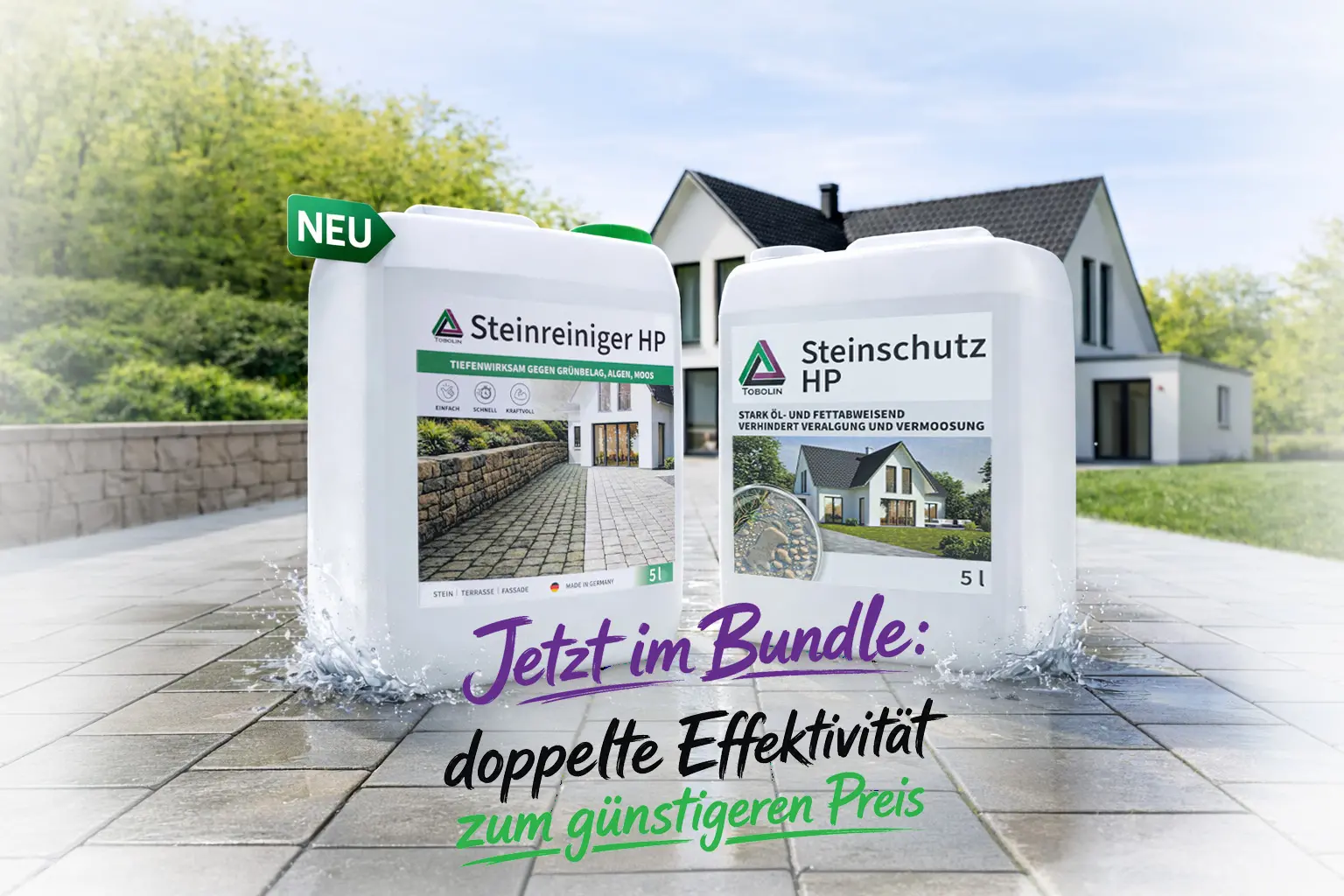 Steinreiniger HP & Steinschutz HP Set