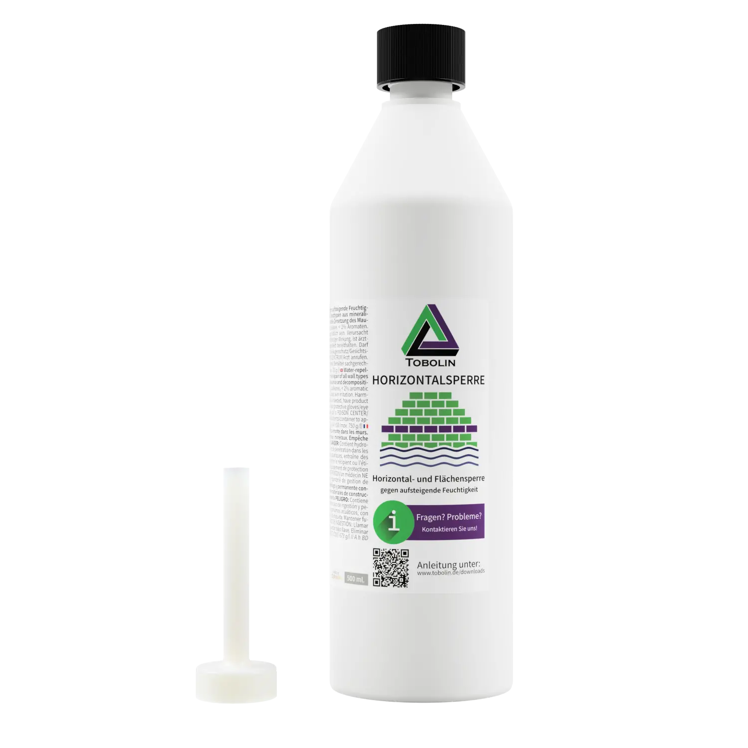 TOBOLIN Horizontalsperre 500 ml Injektionsflasche
